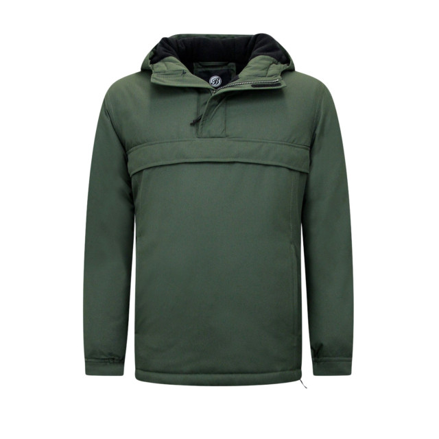 Beluomo Jas over je hoofd anorak winterjas 8592 large