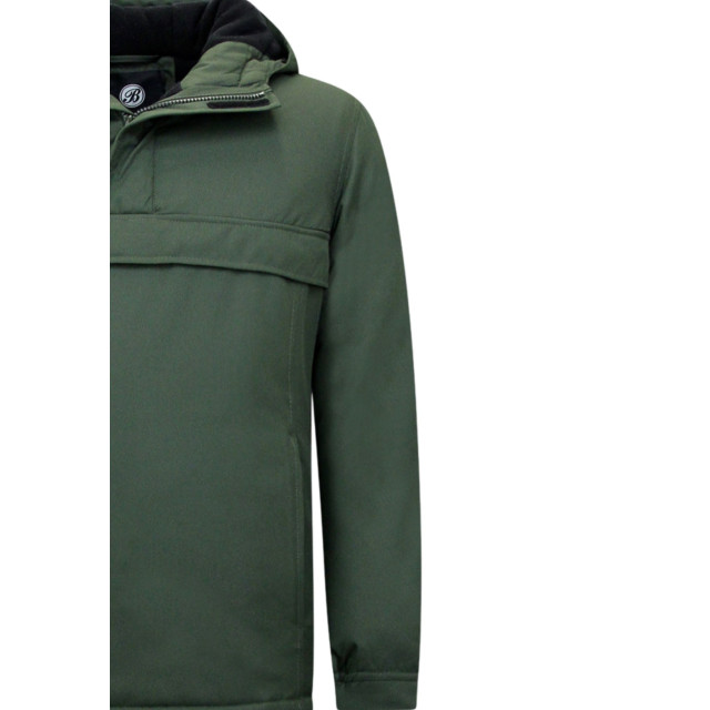 Beluomo Jas over je hoofd anorak winterjas 8592 large