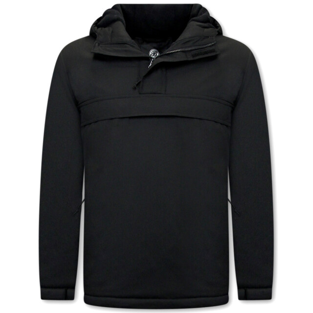 Beluomo Jas over je hoofd anorak winterjas 8592 large