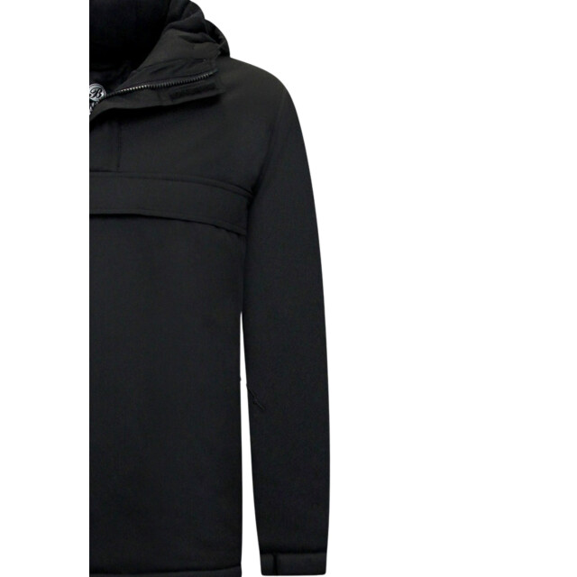 Beluomo Jas over je hoofd anorak winterjas 8592 large