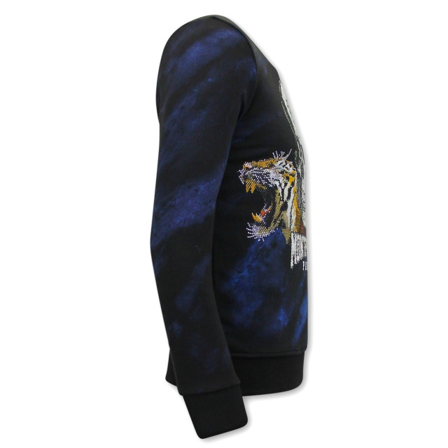 Tony Backer Sweater met print skull tiger 3680 large