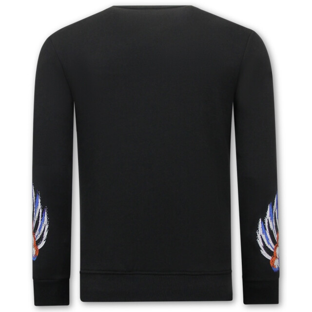 Tony Backer Sweater met print tiger couture 3717 large