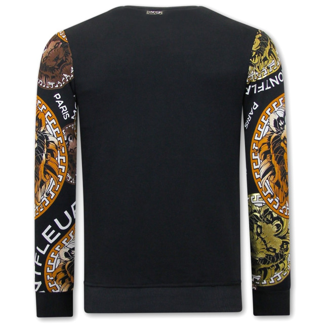 Tony Backer Sweater met print leeuw head 3727 large