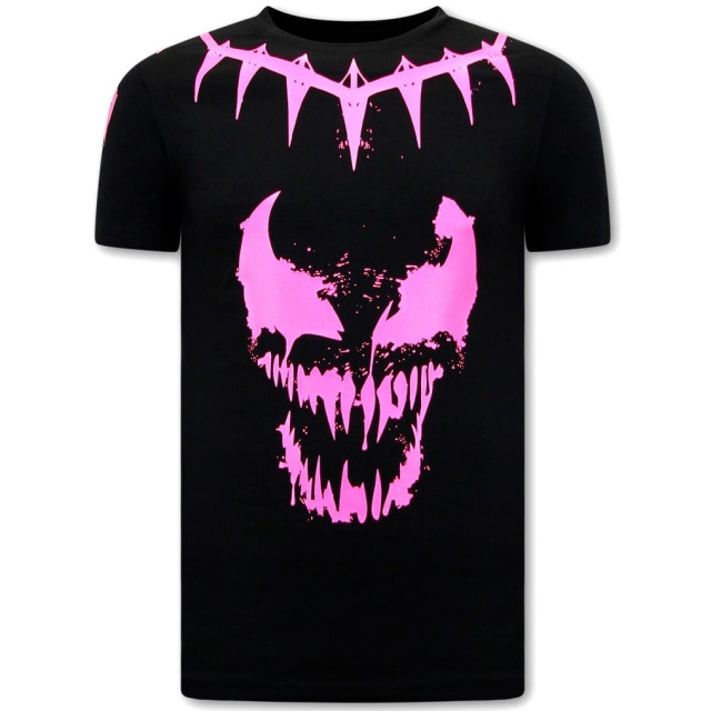 Local Fanatic T-shirt met opdruk venom face neon 11-6423 large