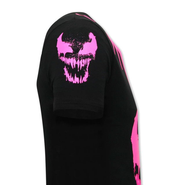 Local Fanatic T-shirt met opdruk venom face neon 11-6423 large