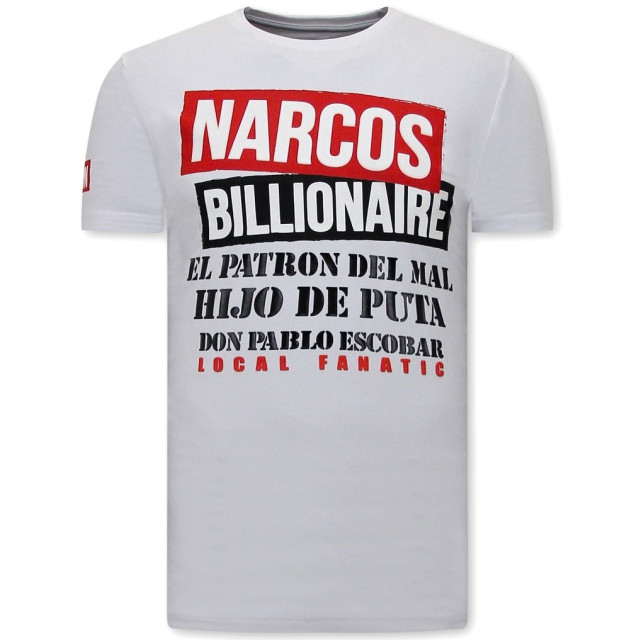 Local Fanatic T-shirt met print narcos 11-6485 large