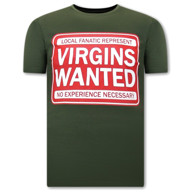 Local Fanatic Shirt met print virgins wanted 11-6433 large