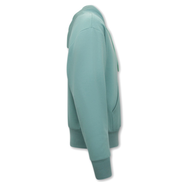 Tony Backer Basic oversize fit hoodie mint F2590 large