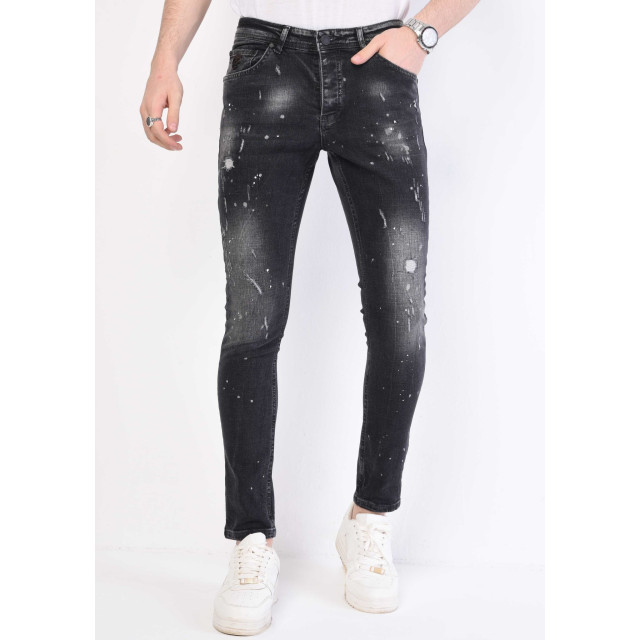 Local Fanatic Slim fit jeans met scheuren 1056 LF-DNM-1056 large