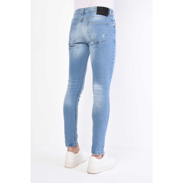 Local Fanatic Slim fit jeans met scheuren 1058 LF-DNM-1058 large