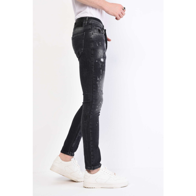 Local Fanatic Slim fit jeans met scheuren 1056 LF-DNM-1056 large