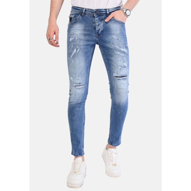 Local Fanatic Licht jeans met gaten 1059 LF-DNM-1059 large