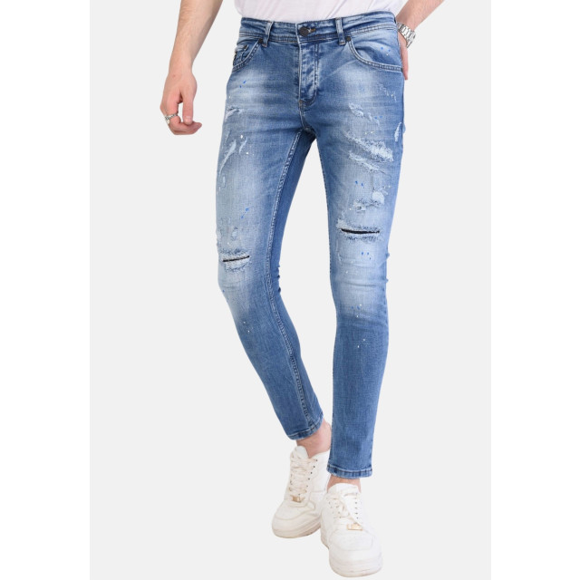 Local Fanatic Licht jeans met gaten 1059 LF-DNM-1059 large