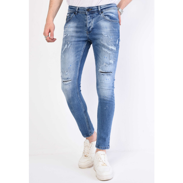 Local Fanatic Licht jeans met gaten 1059 LF-DNM-1059 large