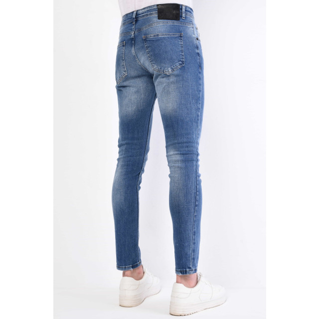 Local Fanatic Broek met verfspatten slim fit 1063 LF-DNM-1063 large