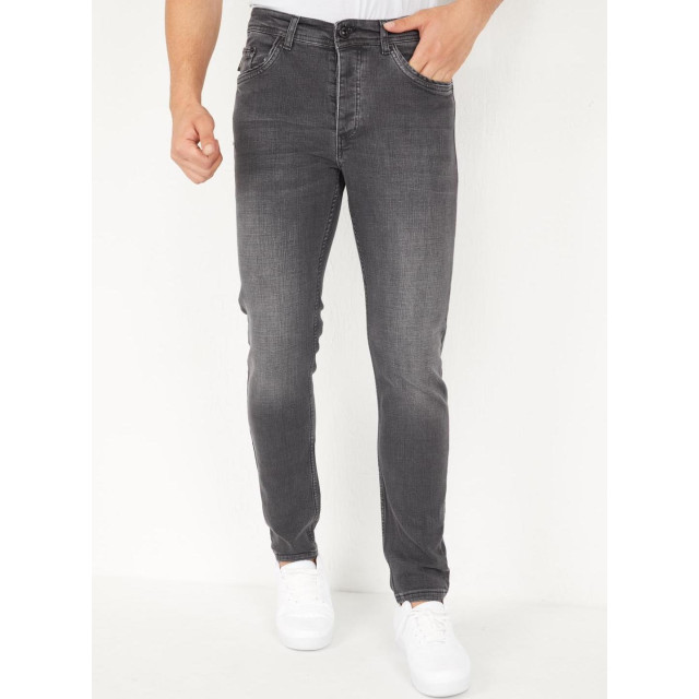 True Rise Stretch spijkerbroek regular fit jeans DP19 large