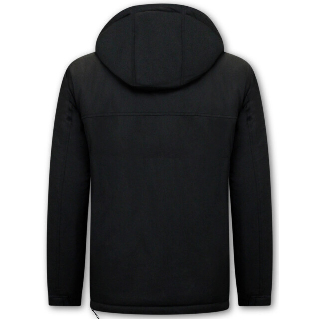 Beluomo Jas over je hoofd anorak winterjas 8592 large