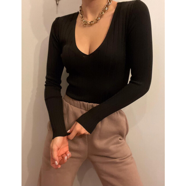 QU-Style Basic strech longsleeve top 35503 QU-58-35503 large
