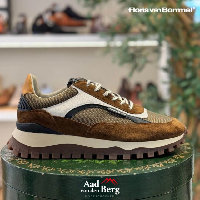 Van Bommel De Grommer 05.05 Sneakers Bruin De Grommer 05.05 large