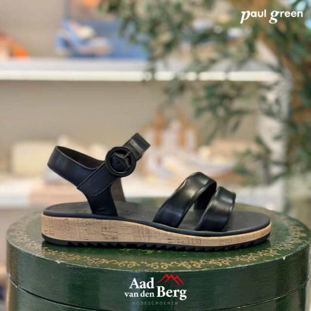 Paul Green 6112 Sandalen Zwart 6112 large