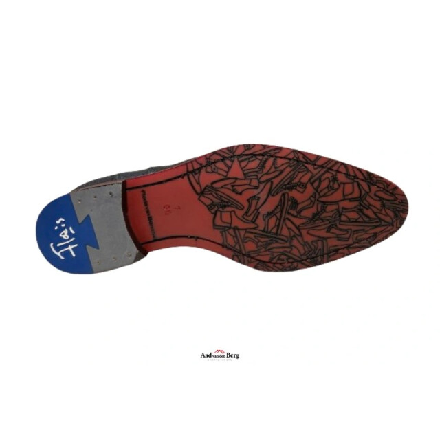 Floris van Bommel De Stapper 05.17 Veterschoenen Blauw De Stapper 05.17 large
