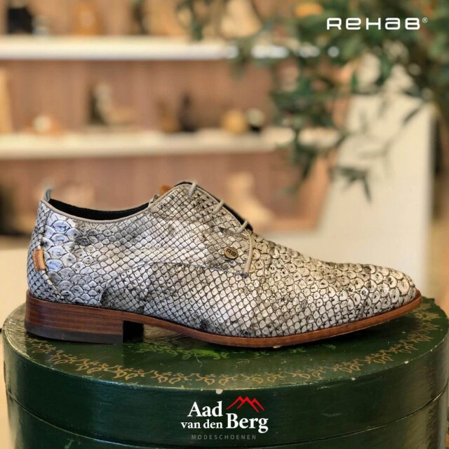 Rehab Herenschoenen veterschoenen Greg concrete large