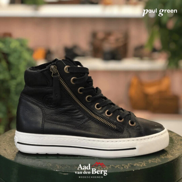 Paul Green 4024 Enkellaarzen Zwart 4024 large