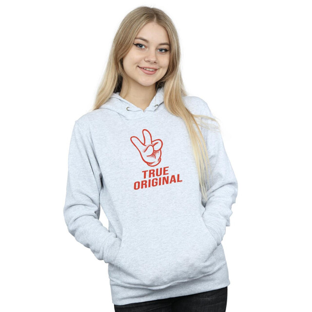 Li-cense Disney dames mickey mouse true original hoodie UTBI10763_sportsgrey large