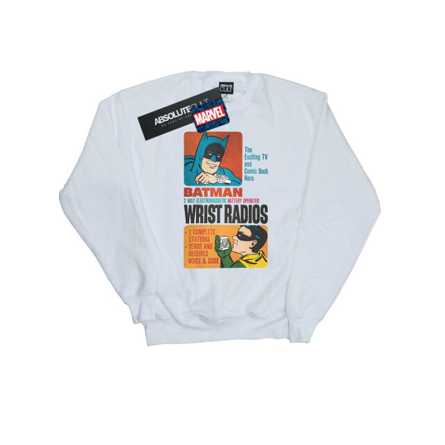 Li-cense Dc comics heren batman tv-serie polsradio's sweatshirt UTBI14237_white large