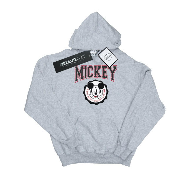 Li-cense Disney dames mickey mouse new york seal hoodie UTBI10833_sportsgrey large