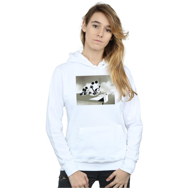 Li-cense Disney dames mickey mouse crazy pilot hoodie UTBI10834_white large