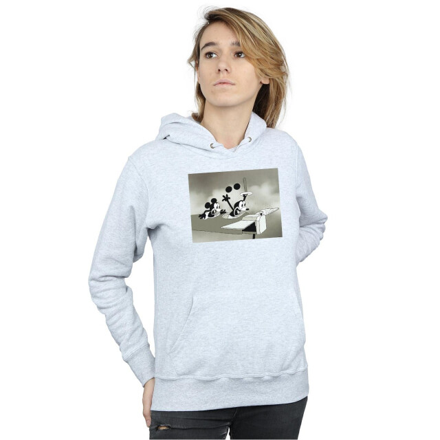 Li-cense Disney dames mickey mouse crazy pilot hoodie UTBI10834_sportsgrey large
