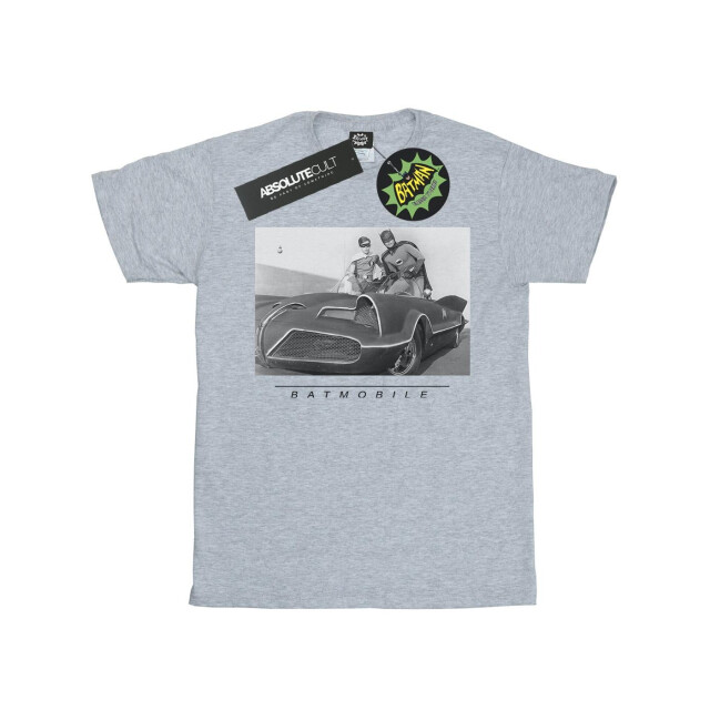 Li-cense Dc comics meisjes batman tv-serie batmobiel katoenen t-shirt UTBI11236_sportsgrey large