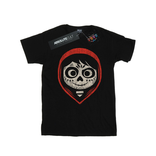 Li-cense Disney katoenen meisjes-t-shirt met capuchon en skeletgezicht coco miguel UTBI12828_black large