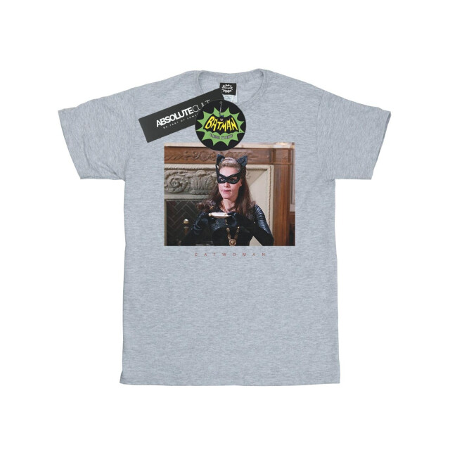 Li-cense Dc comics meisjes batman tv-serie catwoman foto katoenen t-shirt UTBI11063_sportsgrey large