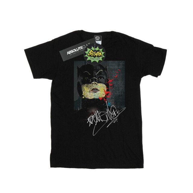Li-cense Dc comics meisjes batman tv-serie handtekening schilderij katoenen t-shirt UTBI11033_black large