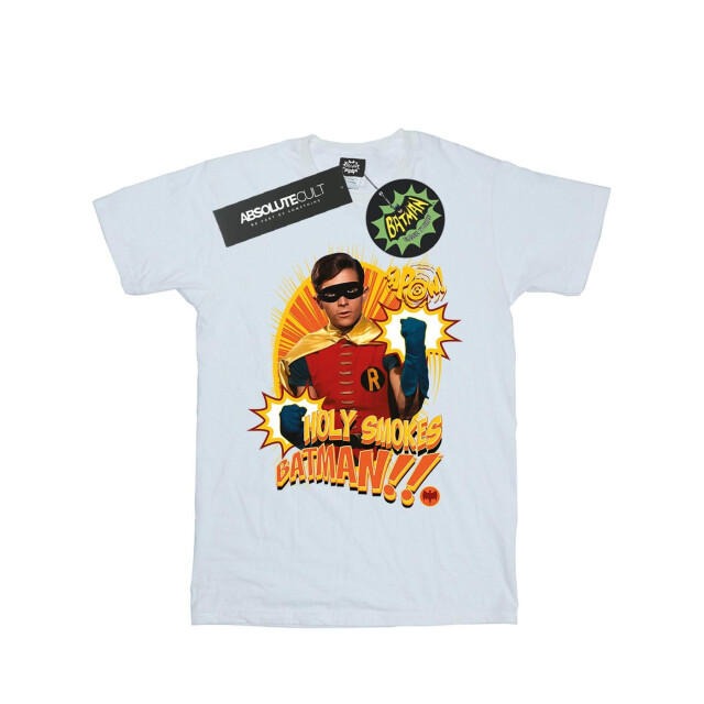 Li-cense Dc comics meisjes batman tv-serie holy smokes katoenen t-shirt UTBI10997_sportsgrey large