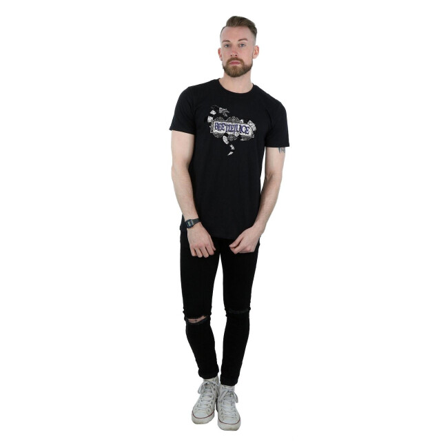 Li-cense Beetlejuice heren sandworm logo t-shirt UTBI16049_black large