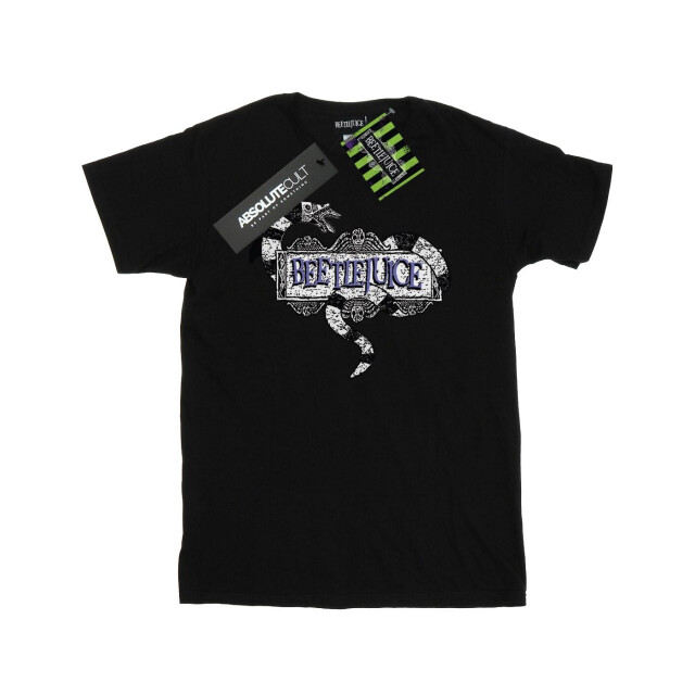 Li-cense Beetlejuice heren sandworm logo t-shirt UTBI16049_black large