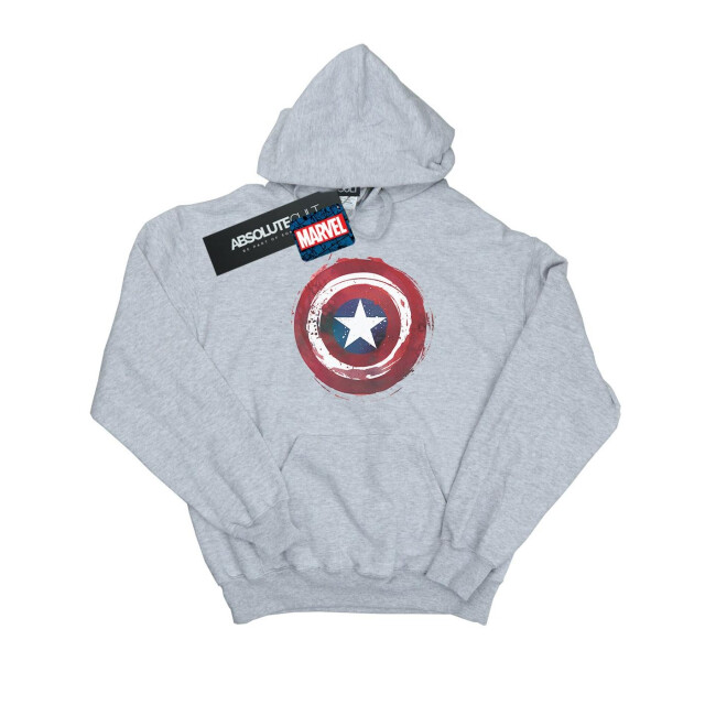 Li-cense Marvel dames captain america splatter shield hoodie UTBI11727_sportsgrey large