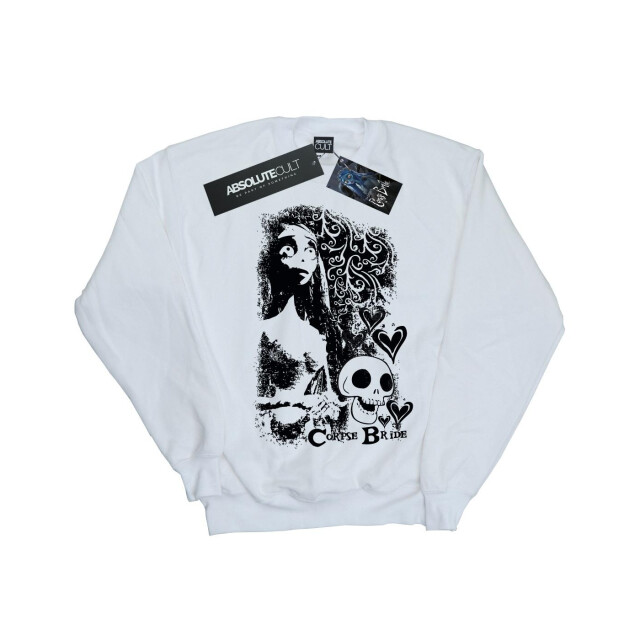 Li-cense Corpse bride schedel logo sweatshirt heren UTBI15951_white large