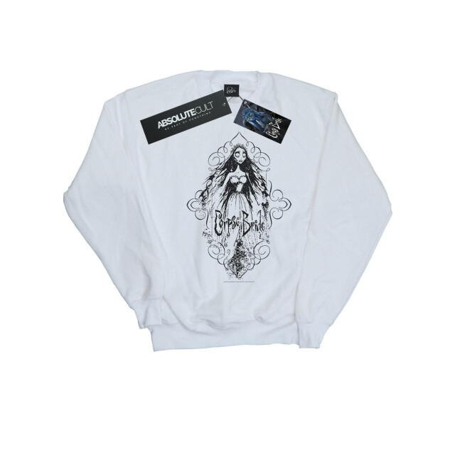 Li-cense Corpse bride heren sweatshirt met geschetste bruid UTBI15922_white large