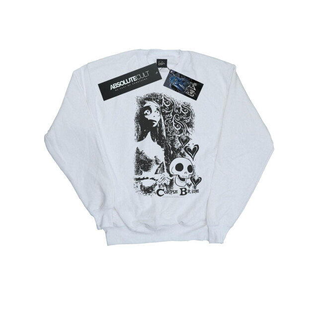 Li-cense Corpse bride schedel logo sweatshirt heren UTBI15900_white large