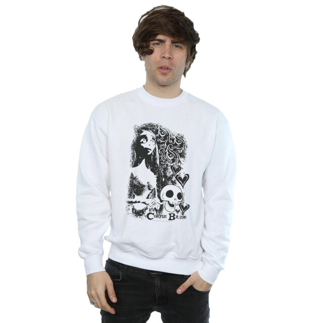 Li-cense Corpse bride schedel logo sweatshirt heren UTBI15900_white large