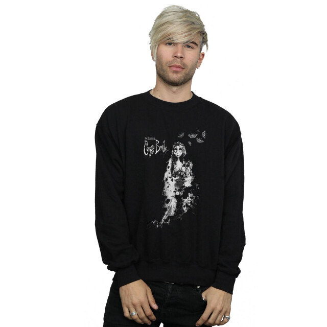 Li-cense Corpse bride heren distressed bride sweatshirt UTBI15899_black large