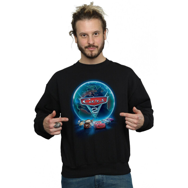 Li-cense Disney heren cars globe movie poster sweatshirt UTBI15828_black large