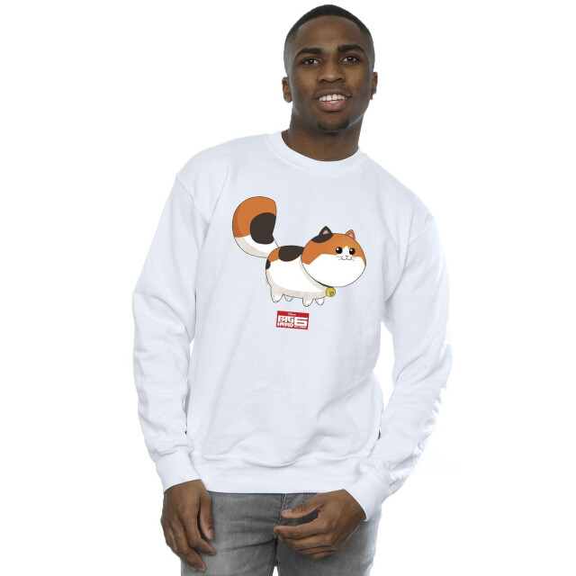Li-cense Disney heren big hero 6 baymax kitten pose sweatshirt UTBI15594_white large