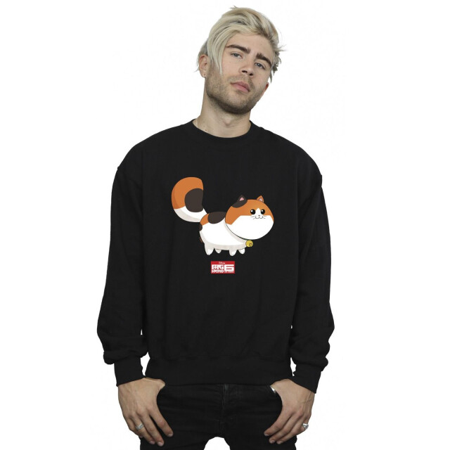 Li-cense Disney heren big hero 6 baymax kitten pose sweatshirt UTBI15594_black large