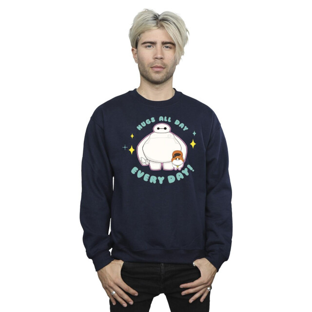 Li-cense Disney heren big hero 6 baymax hugs everyday sweatshirt UTBI15547_navyblue large
