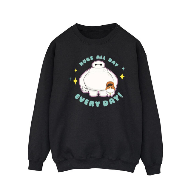 Li-cense Disney heren big hero 6 baymax hugs everyday sweatshirt UTBI15547_black large